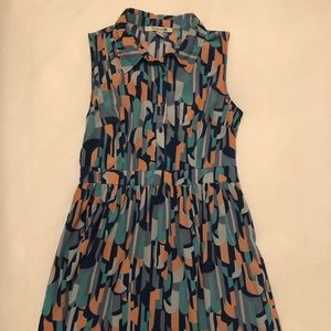 Women’s Forever 21 Geometric Collar Dress Large